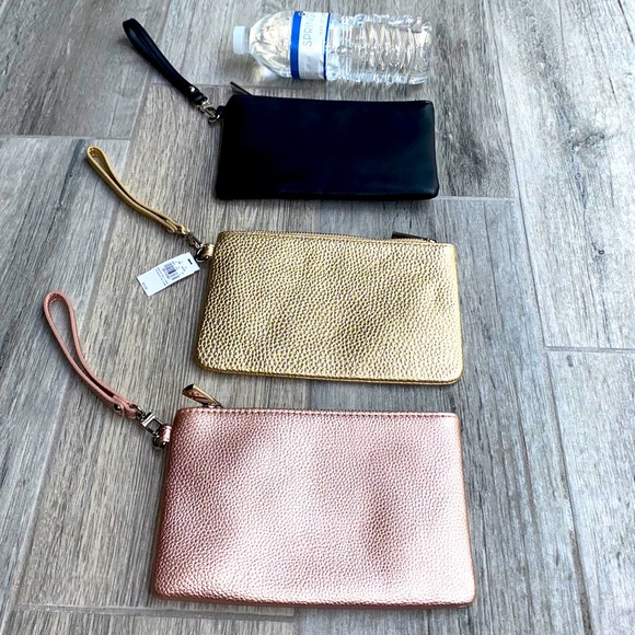 🦄NWOT (Get All 3) Express METALLIC wristlet bundle x3 piece⭐️ - Picture 2 of 14